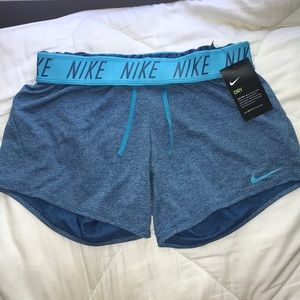 NWT Nike Dri Fit Blue Running Shorts